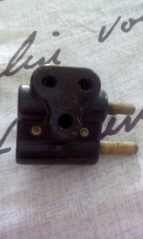 Vintage Bakelite Double Adaptors