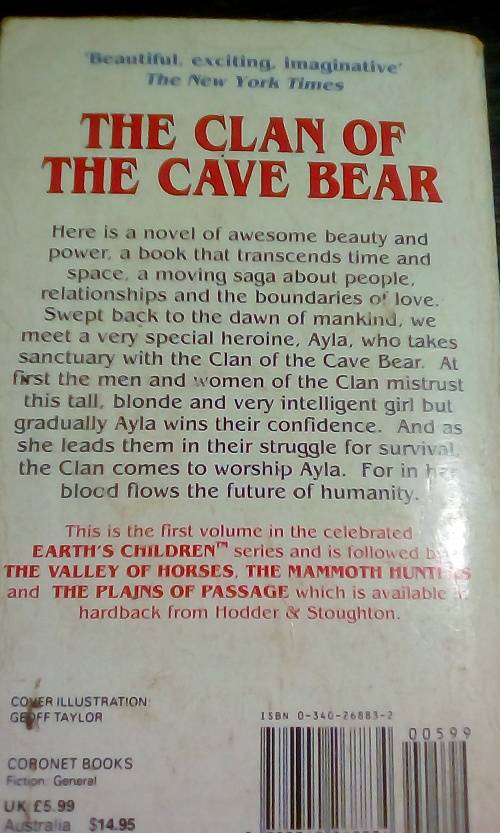 The Clan Of The Cave Bear - Jean M. Auel Paperback