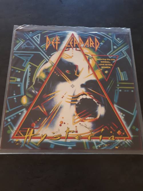 Original 1987 Def Leppard Hysteria LP (ABSOLUTE MINT CONDITION !!)