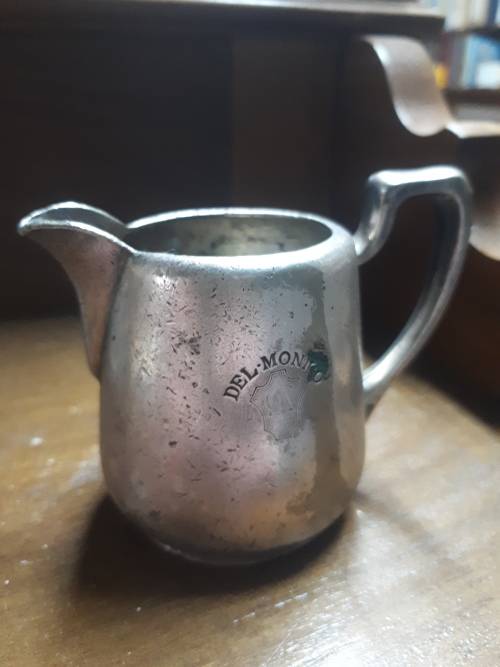 Late Victorian Del Monico Elkington Plate Creamer