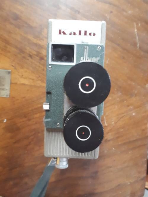Vintage Kallo Silver 8mm Movie Camera