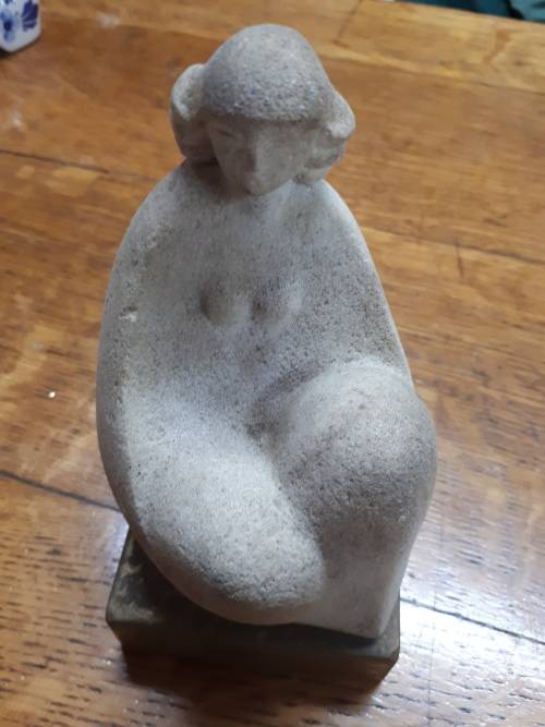 Vintage Belgium Stone Art