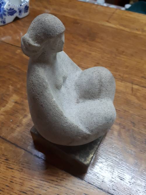 Vintage Belgium Stone Art