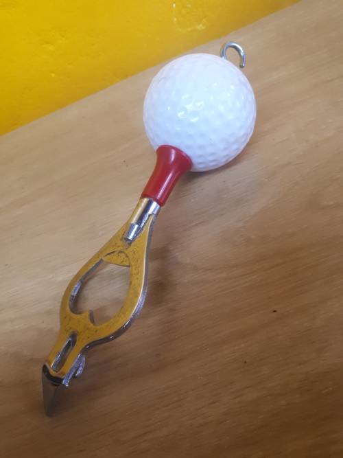 Retro Golf Ball Bottle Opener