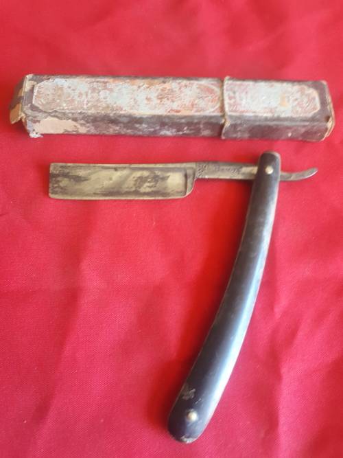 Vintage Bengall Cut Throat Razor In Original Box