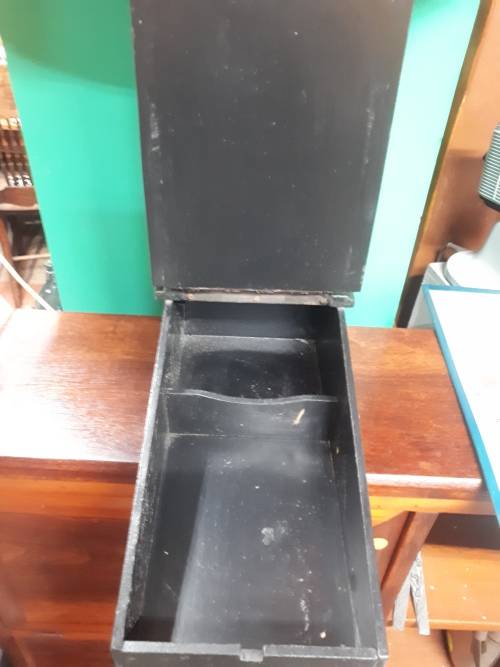 Retro Decoupage Slanted Storage Box