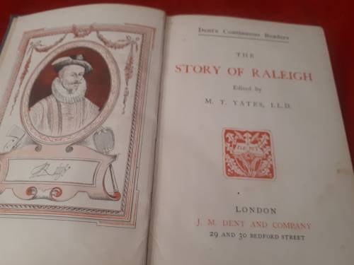 The Story of Sir Walter Raleigh 1930`s Cloth Cover