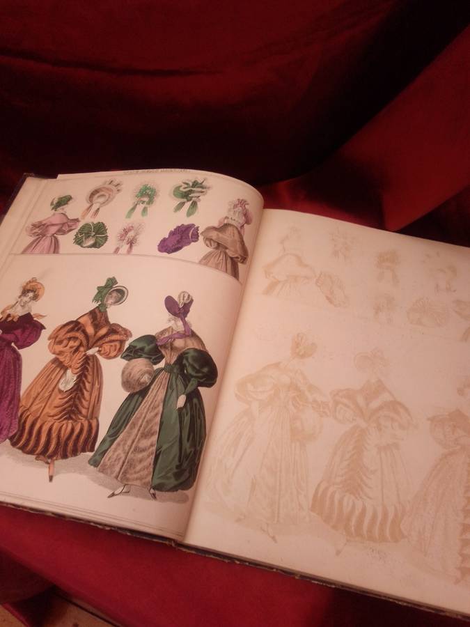 Circa 1833 Monthly Journal of Fashion Vol III With Quarto Plates