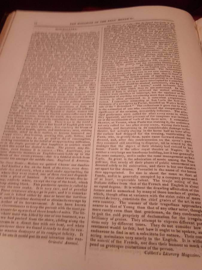 Circa 1833 Monthly Journal of Fashion Vol III With Quarto Plates