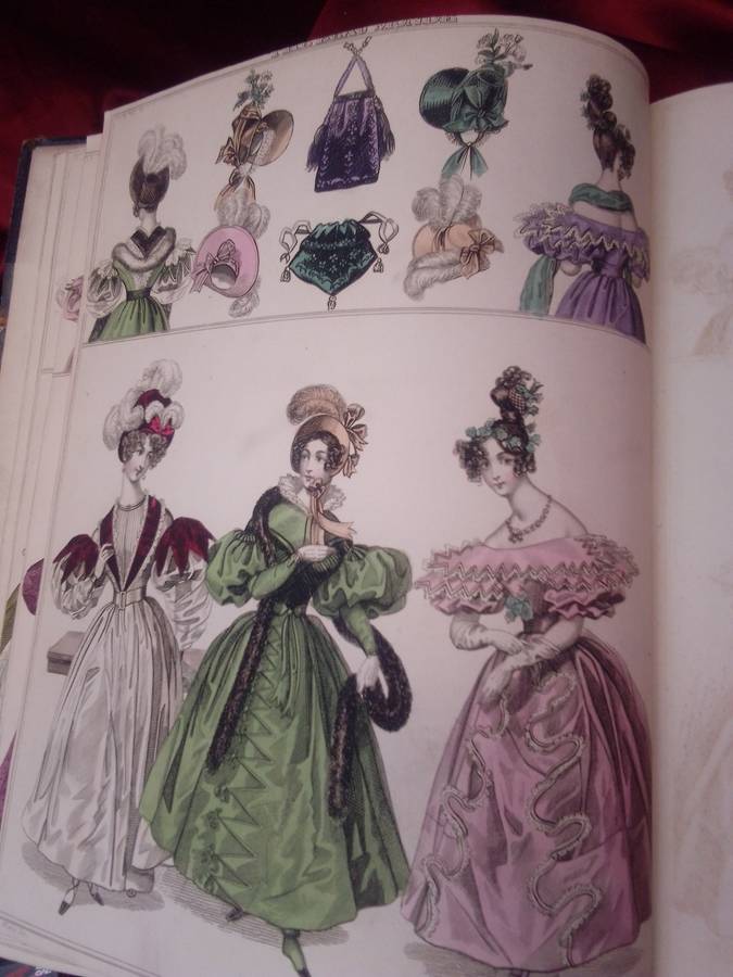 Circa 1833 Monthly Journal of Fashion Vol III With Quarto Plates
