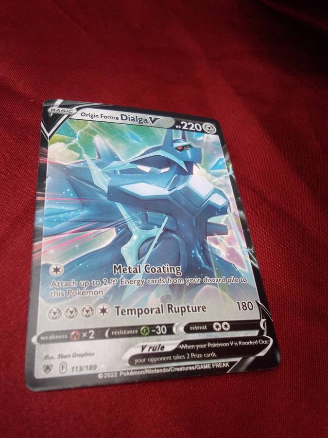 Pokemon Silver Tempest `Dialga`