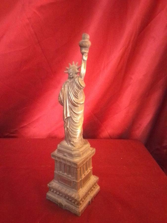 Vintage Brass Statue of Liberty