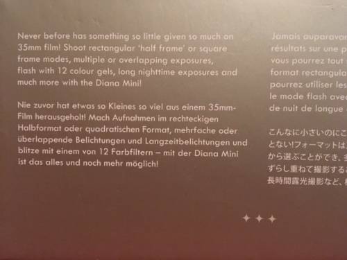 Diana mini Lomography Camera: Limited Special Edition