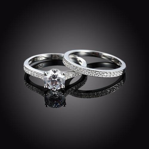 ***STUNNING*** SILVER ENGAGEMENT SET