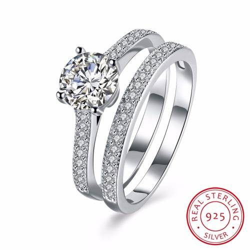 ***STUNNING*** SILVER ENGAGEMENT SET