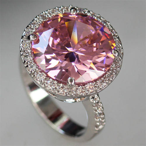 CHARMING CRYSTAL GOLD PLATED FOREVER YOUNG RING SIZE 7