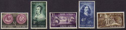 UNION SACC 135-139 (Tercentenary of landing of van Riebeck) MM