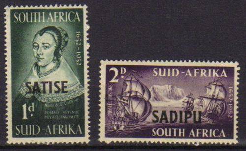 UNION SACC 140-141(Tercentenary of Intl. Stamp Exhibition) MNH