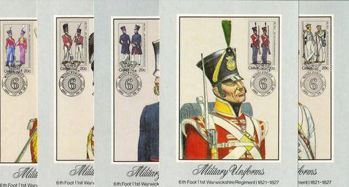 CISKEI SACC 47-51 Maxi Cards (Military Uniforms)