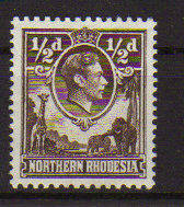 Northern Rhodesia SACC 26a perf 12.5x14 (Defintive Issue) MM