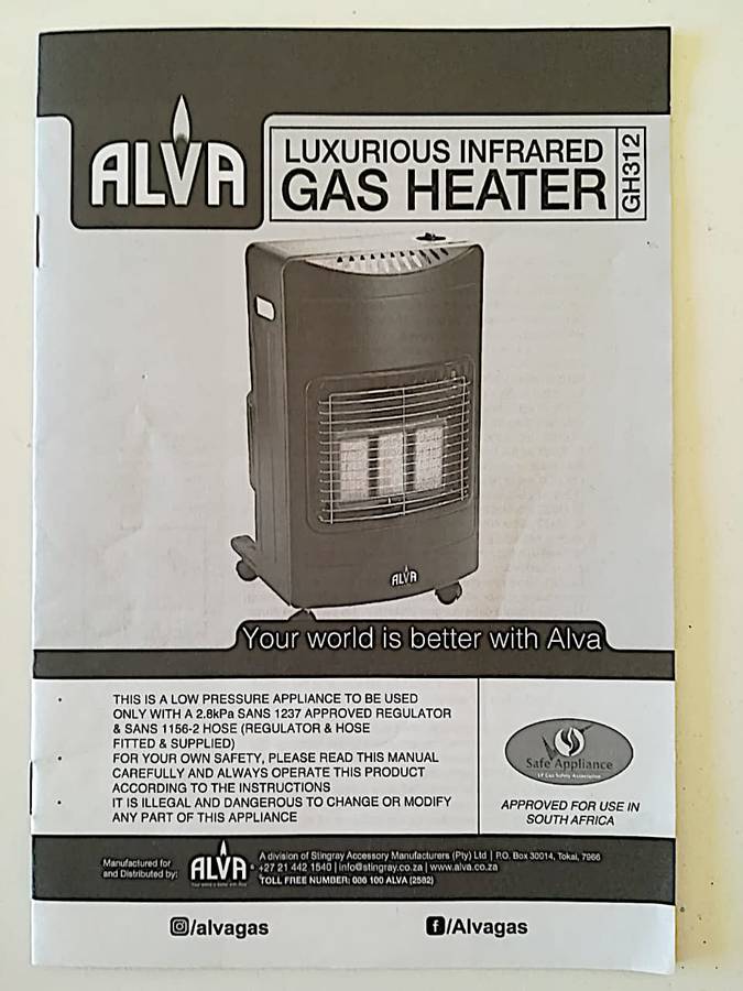 Highly Efficient Alva Gas Heater