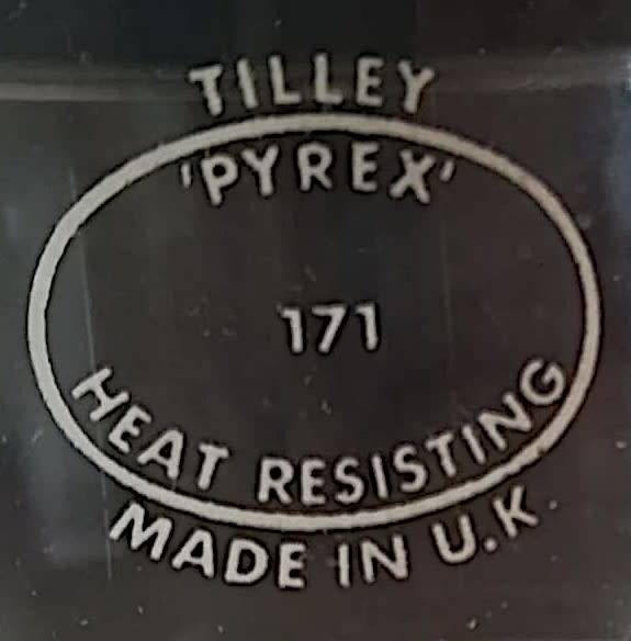 Tilly Lamp Glass. New-old Stock #171 Pyrex. Made in the UK