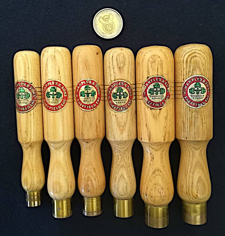 6 Original Marples Vintage Replacement Handles - Made in England