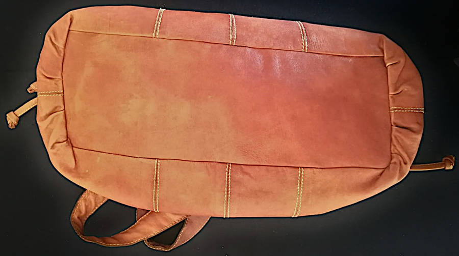 Holiday Special - Genuine Leather, Large Vintage "Hobo" Bag
