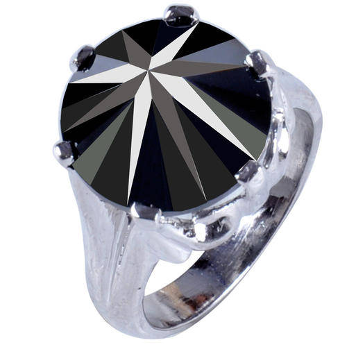 10.26 carat + BLACK DIAMOND MOISSANITE SOLID SIVER 925 SILVER