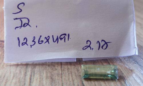 2.12ct - Fancy Emerald Cut - I2 - Green- Moissanite - Will Test As DIAMOND As It Should