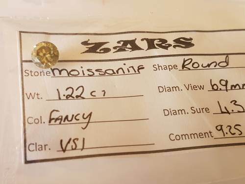 1.22ct - Fancy Mix - VS1- [6.9 x 4.3mm ]Top Quality Moissanite