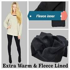 Black fleece inner leggings