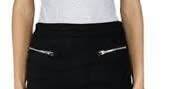 Black waisted skirt with zip detail...LIMITED STOCK