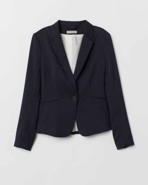 charcoal Fitted Blazer