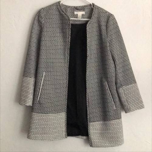 H&M Collarless Coat
