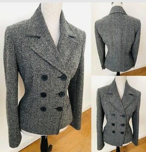 Grey mix Tweed Coat