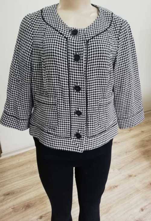 Beautiful Black and White Coat