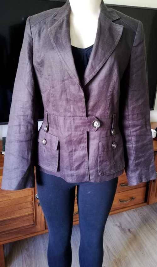 Zara basic Chocolate Brown Coat