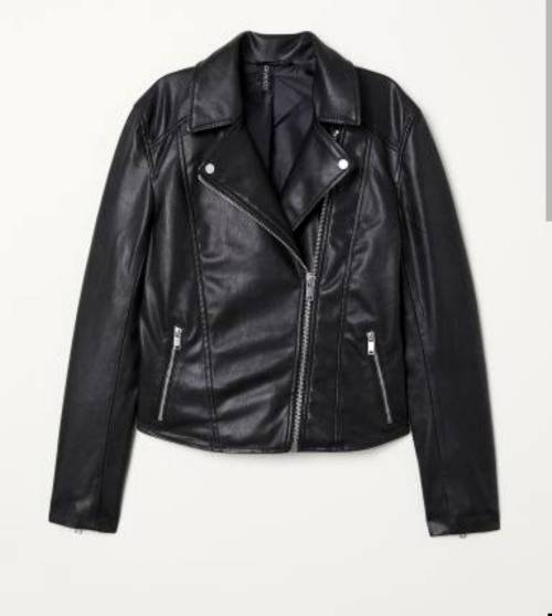 Faux Leather Biker Jacket