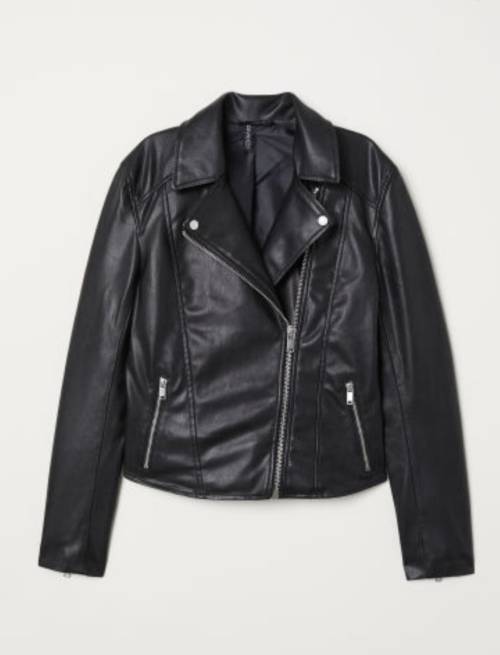 Faux Leather Biker Jacket
