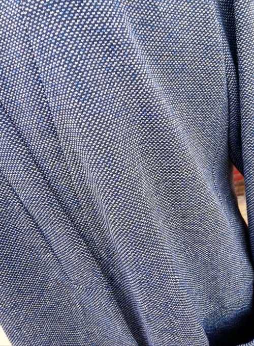 Lightweight Knit Blend Blue Mix Shrug