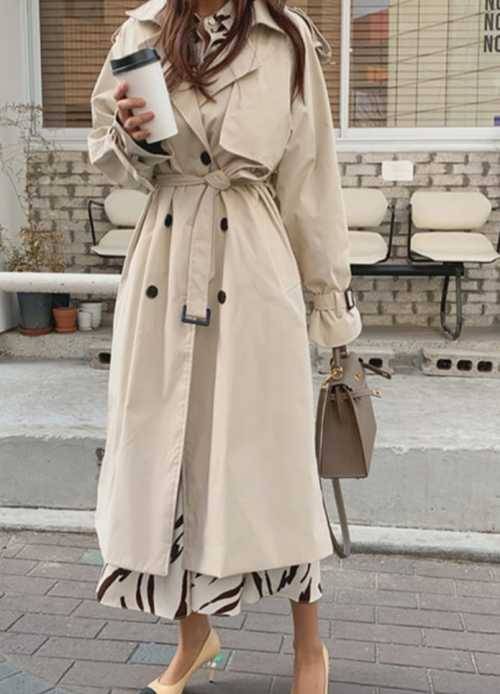 Oversized maxi Trench Coat