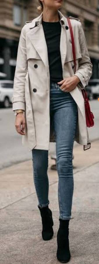 Beautiful Grey Trench Coat