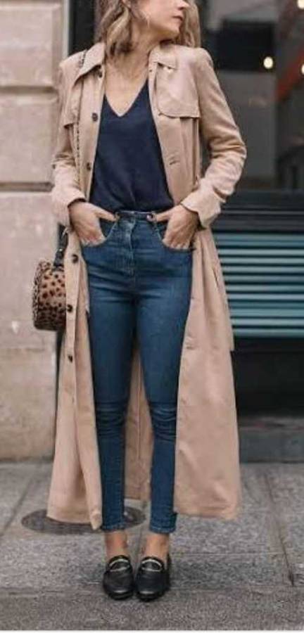 Stunning Maxi Beige Trench Coat