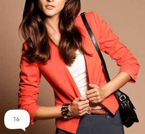 Stunning Peach Cotton blazer
