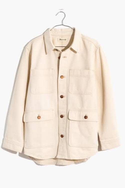 Light Beige Utility jacket