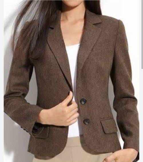 Classic brown blazer