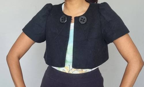 Gorgeous Black bolero