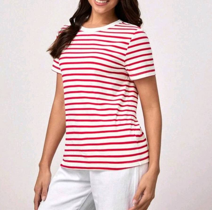 Beautiful Red striped Foschini Tshirt