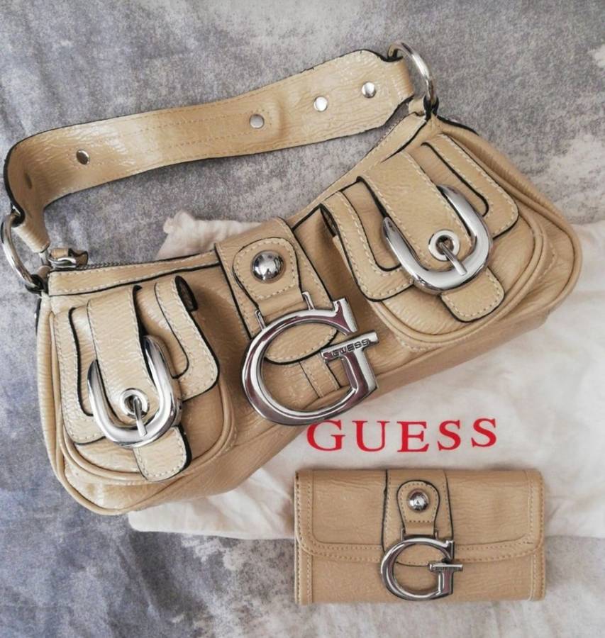 Beautiful GUESS shoulder bag and matching wallet